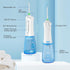H2ofloss Water Dental Flosser for Teeth Cordless,300ML Portable & IPX7 Waterproof Teeth Cleaner Picks,5 Modes Rechargeable Oral Irrigator with Ref...
