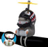 wonuu Duck Bike Bell with Light and Helmet Cute Hamster Bicycle Horn, Dashboard Decoration Hamster Toy Motorcycle Bike Bells Rubber Duck Car Dashb...