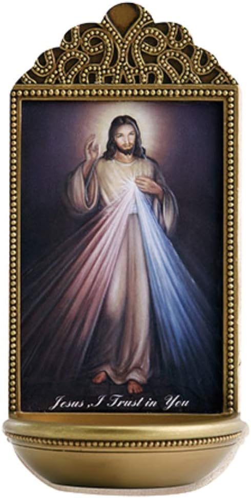 Christian Brands Jesus Divine Mercy Holy Water Font - Marco Sevelli - YC912...