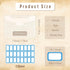 Pllieay 35pcs Clear Stamp and Die Storage Pockets, Stamp Storage Bags, Plastic Envelopes, Scrapbooking Storage Die Cuts for Stencil Storage Card M...