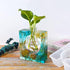 Plant Propagation Station Epoxy Resin Mold, Modern Square Geometric Vases Silicon Cement Moulds with Plastic Flower Plant Pot,Home Office Art Hand...