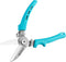 DURATECH 7 Inch Heavy Duty Scissors All Purpose, Industrial Scissors, Pruning Shears for Gardening with Serrated Blades, Built-in Spring, Lock Des...