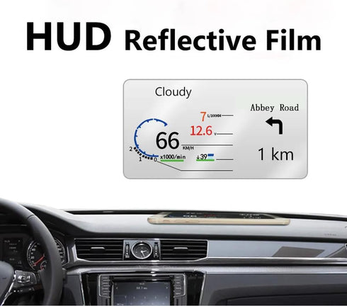 2-Pack Head Up Display for Car HUD Reflective Windshield Film,Protective Screen(5.9X5.1Inch) (2)...