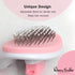 Self-Cleaning Button, Cat Brush, Dead Hair Brush, Dog Brush, Pet Grooming Tool, Suitable for Dogs Cats Short and Long Hair Shedding, Deshedding To...
