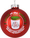Tree Buddees Jelly of The Month Club Red Glass Christmas Ornament...