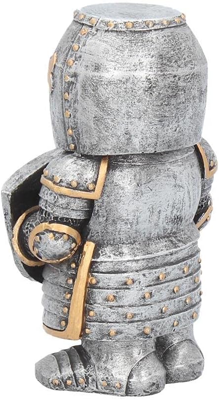 Nemesis Now B0706B4 Sir Defendalot Figurine 11cm Silver, Resin, One Size...