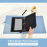 Binder Pencil Pouch 3 Ring Black Zipper Pencil Pouches Case 2 Pack Clear Window Binder Organizer for School Office...