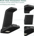 DDUAN Wireless Charging Station, 3 in 1 Fast Charger Stand, Wireless Charger for iPhone15/14/13/12/11/Pro/Max/X/XS/Max/XR/8 & Apple Watch 8/7/SE2/...
