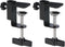PATIKIL 0.49" Hole Dia. Desk Clamp, 2 Pcs Universal C-Clamp Base with Adjustable Screw for Microphone Mic Arm Table Lamp Mount Holder, Black...