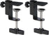 PATIKIL 0.49" Hole Dia. Desk Clamp, 2 Pcs Universal C-Clamp Base with Adjustable Screw for Microphone Mic Arm Table Lamp Mount Holder, Black...