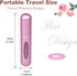 Travel Mini Perfume Refillable Atomizer Container, Portable Perfume Spray Bottle, 5ml Travel Perfume Scent Pump Case Fragrance Empty Spray Bottle ...