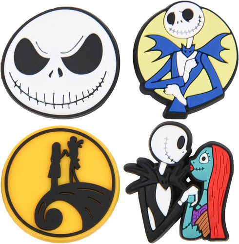 VZDIOR Pack of Skull Shoe Charms Halloween Horror Shoes Decoration Charms for Party Favor...