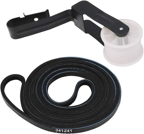 341241 & 691366 Dryer Belt and Pulley Kit Replacement by Appliancemate Fit for Whirl-pool Ken-more Dryer Replaces AP2946843, W10131364?PS346995?EAP346995?AP6010582?PS11743765?EAP11743765