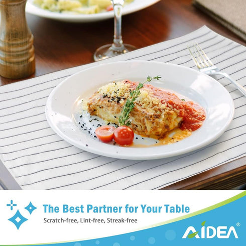 AIDEA Microfiber Kitchen Towels-8Pack, 18”x26”, Super Soft and Absorbent Drying Towels for Dishes, Multi-Purpose Microfiber Dish Towels for Kitche...