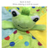 Toddler Taggy Security Blankets Soft Plushy Cuddle Bud Blankie Breathable Snuggle Blanket for Boys and Girls, Green Frog...
