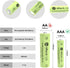 Porvoo AAA Ni-MH 600mAh 1.2V Rechargeable Batteries, AAA Solar Batteries for Outdoor Solar Lights, Garden Lights, String Lights (12 Pack AAA)...
