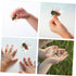 6pcs High Simulation Insect Bee Figure Bee Garden Statues Bee Ornament Realistic Bee Educational Plaything Insect Model Cake Topper Bees Fake Toy ...