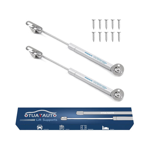 OTUAYAUTO 10 Inch Gas Strut - 100N/22.5Lb Universal Lift Support - for Lid Support Chest, Tool Box, Hydraulic Spring, Toy Box Hinges, Sentry Safe,...