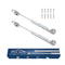OTUAYAUTO 10 Inch Gas Strut - 100N/22.5Lb Universal Lift Support - for Lid Support Chest, Tool Box, Hydraulic Spring, Toy Box Hinges, Sentry Safe,...