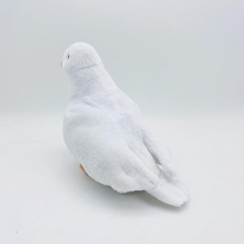 Simulation White Pigeon Stuffed Animal Toy - 8 inch Rock Pigeon Toys, Cute Pigeon as Gift (White)...