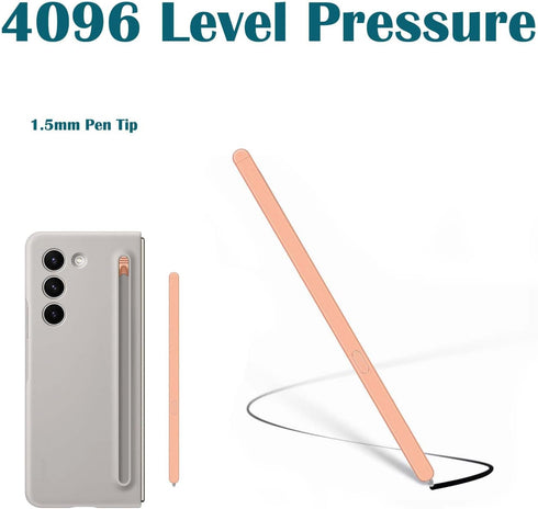 Galaxy Z Fold 5/6 S Pen Fold Edition for Samsung Galaxy Z Fold5 5G Slim S Pen Galaxy S Pen 5/6 Fold Edition Touch Stylus,EJ-PF946BBEGUS(Orange)...