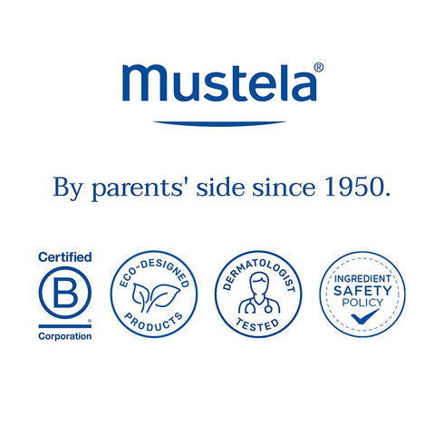 Mustela Baby Nourishing Cleansing Gel – Hair & Body Wash for Dry Skin - with Natural Avocado, Cold Cream & Beeswax - 10.14 fl. oz....