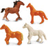 Safari Ltd. Horses TOOB - 12 Hand-Painted Mini Figurines Including Friesian, Haflinger, Stallion, Bay, Chestnut, Jutland, Trakehner, Clydesdale, &...