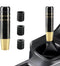 Car Gear Shift Knob Cover, Black Gold Shifting Lever, Car Shift Head Knob, Aluminum Alloy Car Gear Lever Stick Shifter Handle, Shift Knob Adapter ...