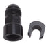 Edelbrock 644133 EFI Adapter Fitting -8 An Male To 3/8" Sae Quick DiSConnect Female SCrew Type Blk Anodized Finish...