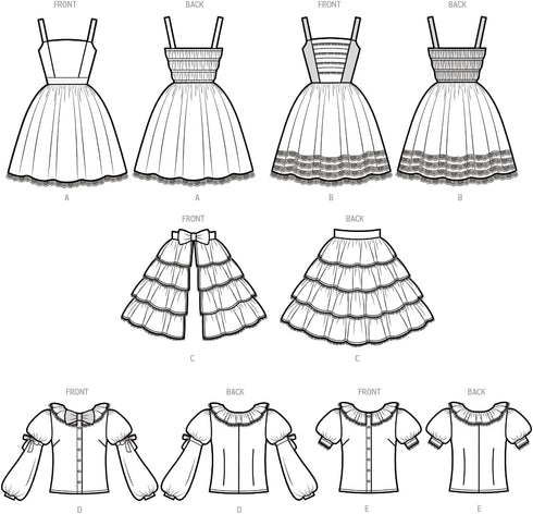 Simplicity Complete Misses' Costume Sewing Pattern Kit, Code S9735, Sizes 14-16-18-20-22, Multicolor...