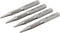 C&T 4-Piece Nail and Punch Set, 1/32, 1/16, 3/32, 1/8Inch, Nail Setter Punch & Center Punch Set, Professional woodworking and carpentry tool kit...