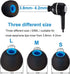 Earbud Tips Soft Silicone Earbuds Replacement Tips Fit for in-Ear Headphones(Inner Hole from 3.8mm - 4.2mm Earphones) 9 Pairs S/M/L......