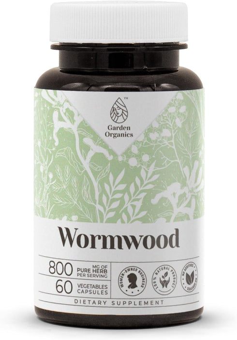 Wormwood 60 Capsules | High-Potency Capsules, Herbal Dietary Supplements | Made with Vegetable Capsules and Wormwood (Artemisia Absinthium) Dried ...