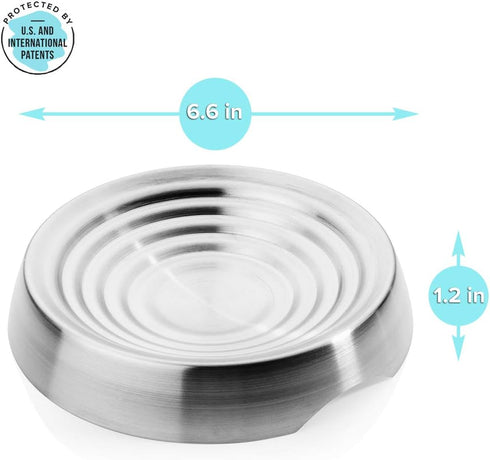 CatGuru Cat Bowls, Whisker Stress Free Cat Food Bowl, Reliefs Whisker Fatigue, Wide Cat Bowl, Non Slip Cat Food Bowls, Shallow Cat Dish, Cat Feedi...