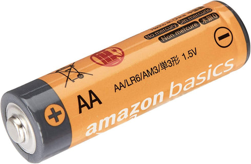 Amazon Basics 12-Pack AA Alkaline Batteries, 1.5 Volt, Long Lasting Power...