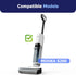 Genuine Replacement Parts for MOOKA S200 Wet Dry Vacuum Mops(1PACK Brush Roller + 1PACK Vacuum Filter)...