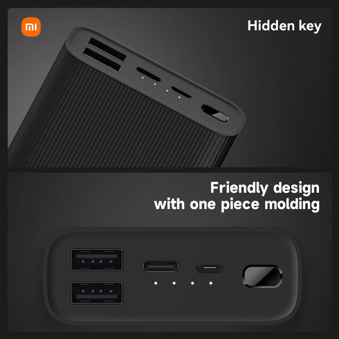 Xiaomi Mi Power Bank 3 Ultra Compact, 10000 mAh, Graphite Black...