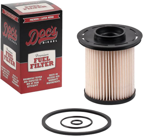 Doc's Diesel Fuel Filter DCS8323 | Compatible with Dodge RAM 2500, 3500 5.9L Cummins 1997-1999 | Replaces 33349...