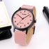 Mens Simple Leather Watch 40mm Dial Casual Business Watch Analog Reloj de Hombre...
