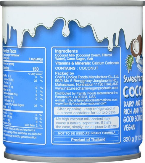Nature's Charm - Coconut Milk Sweetened Condensed - 11.25 fl. oz....