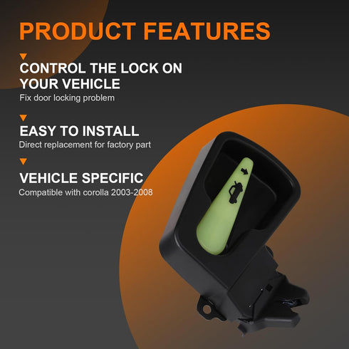Corolla Trunk Latch Actuator 64610-02071 for 2003-2008 Toyota Corolla CE LE S Trunk Lock Actuator Tailgate Locks Replacement Luggage Compartment L...
