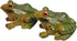 2pcs Resin Simulation Frog Statue Animal Sculpture 6.5x5.5x3.8cm for Home Garden Backyard Outdoor Decoration...