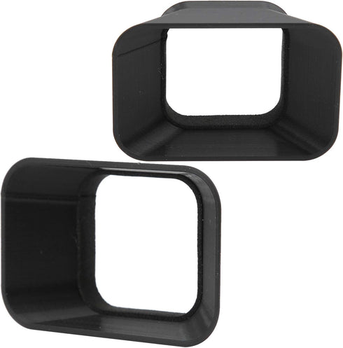 2pcs Lightweight Sunshade Lens Hood, Portable Sunshade Hood, Sturdy Sunshade Lens Hood Hard Plastic Anti Glare Sunshade Hood for GoPro Hero 9...