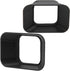 2pcs Lightweight Sunshade Lens Hood, Portable Sunshade Hood, Sturdy Sunshade Lens Hood Hard Plastic Anti Glare Sunshade Hood for GoPro Hero 9...