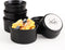 Yachi Ramekins Black, 4 oz 6 Pieces Ceramic Baking Ramekin Set of 6 Stoneware Bakeware Serving for Sauces Dipping Onion Soup Lava Cake Flan Creme ...