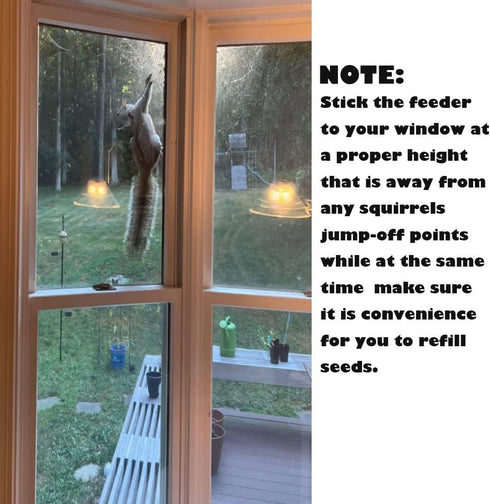 Bird Feeder Birds House for Outdoor, Window Bird Feeder with Strong Suction Cups for Wild Birds, Cardinal, Bluebird...