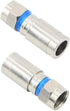 PASOW Compression RG6 F Connector Coax Coaxial Adapter Plug for Satellite & Cable TV (25 Pack)...