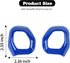 for Ford Bronco Center Console Gear Shifter Knob Cover Trim Decoration Compatible with Ford Bronco Interior Accessories 2021 2022 + (Blue,ABS,2Pcs...