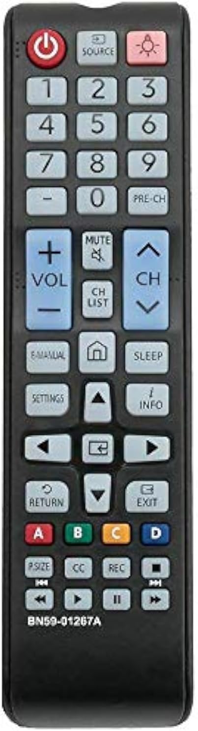ALLIMITY BN59-01267A Replaced Remote Control Fit for Samsung TV UN24M4500A UN32M4500A UN32M4500AF UN32M530 UN32M5300 UN32M5300AF UN32M530D UN40M53...