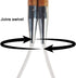 ChiaoGoo Bamboo Patina 12 inch (30cm) Circular Knitting Needles US Size 8 (5mm) 2012-8 with Stitch Holder...